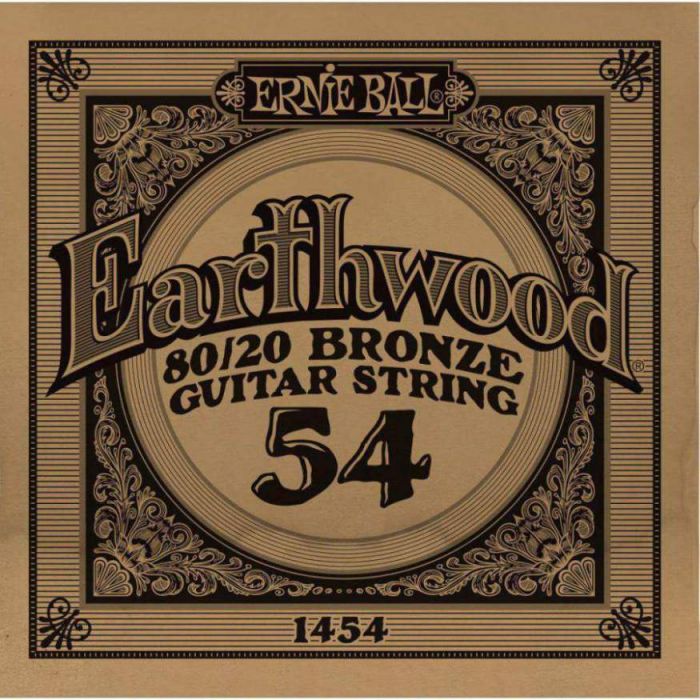 Front View of Ernie Ball 1454 .054 Earthwood Acoustic 80/20 Bronze