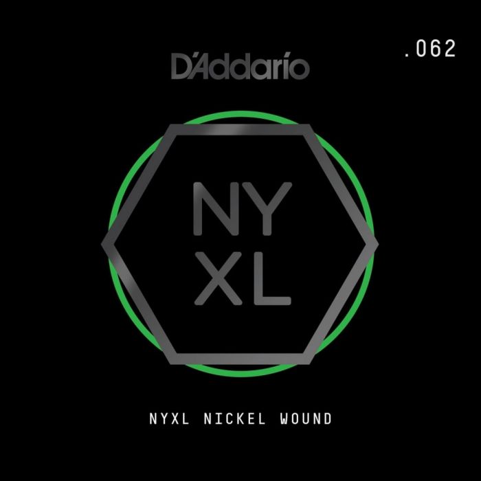 Overview of the D'Addario NYNW062 Nickel Wound Electric Guitar Single String .062