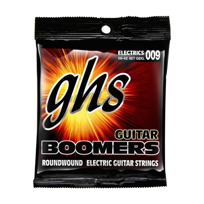 Front View of GHS Boomers Electric Guitar Strings 9-42