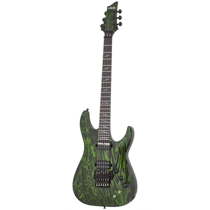 Schecter C 1 FR S Silver Mountain Toxic Venom, front view