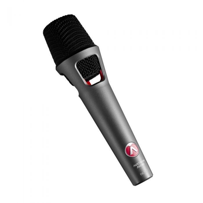 Angled view of the Austrian Audio OC707 True Condenser Vocal Microphone