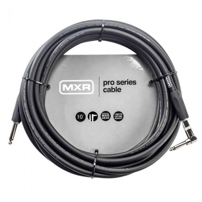 Overview of the MXR Pro Series Instrument Cable 10ft Right Angled