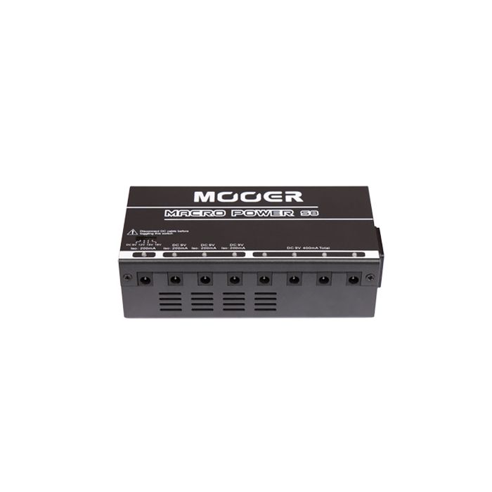 Mooer Macro Power S8 Pedal Board Power Supply 
Back Angle