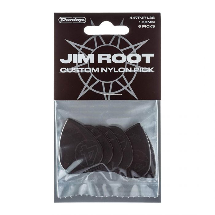 Overview of the Dunlop Jim Root Nylon 1.38mm Guitar Picks (6 Pack)
