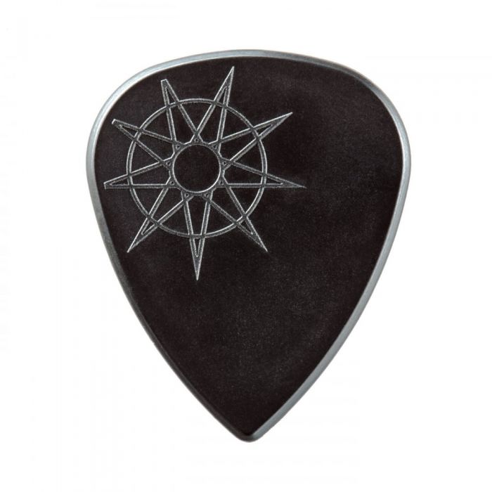 Other side of the Dunlop Jim Root Nylon 1.38mm Guitar Pick