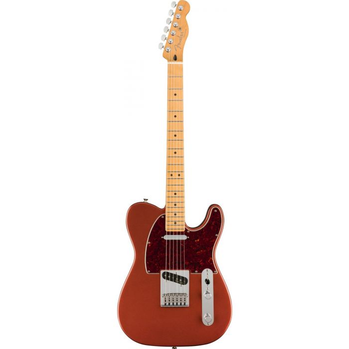 Fender Player Plus Telecaster MN Aged Candy Apple Red, front view