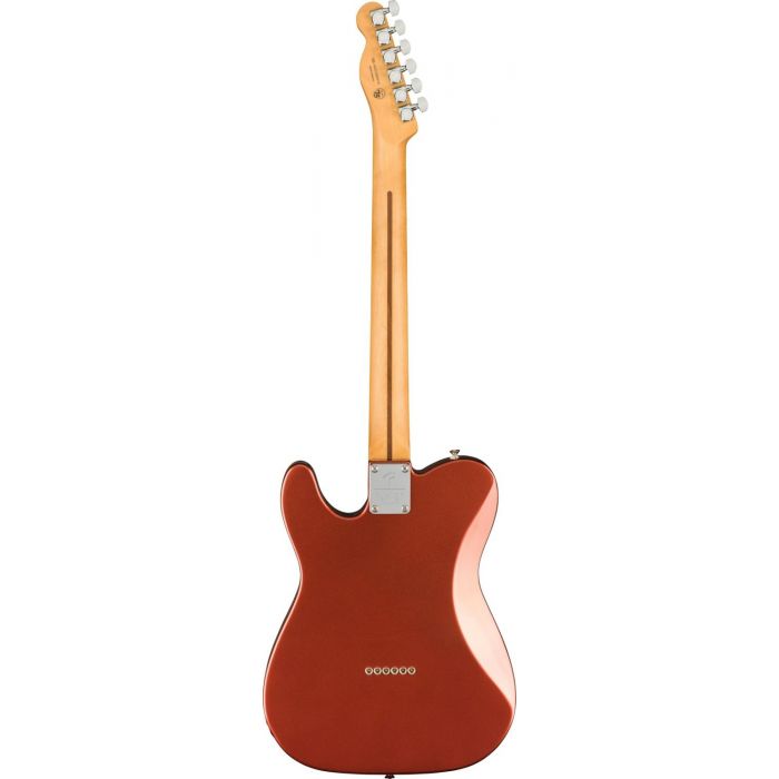 Fender Player Plus Telecaster MN Aged Candy Apple Red, rear view