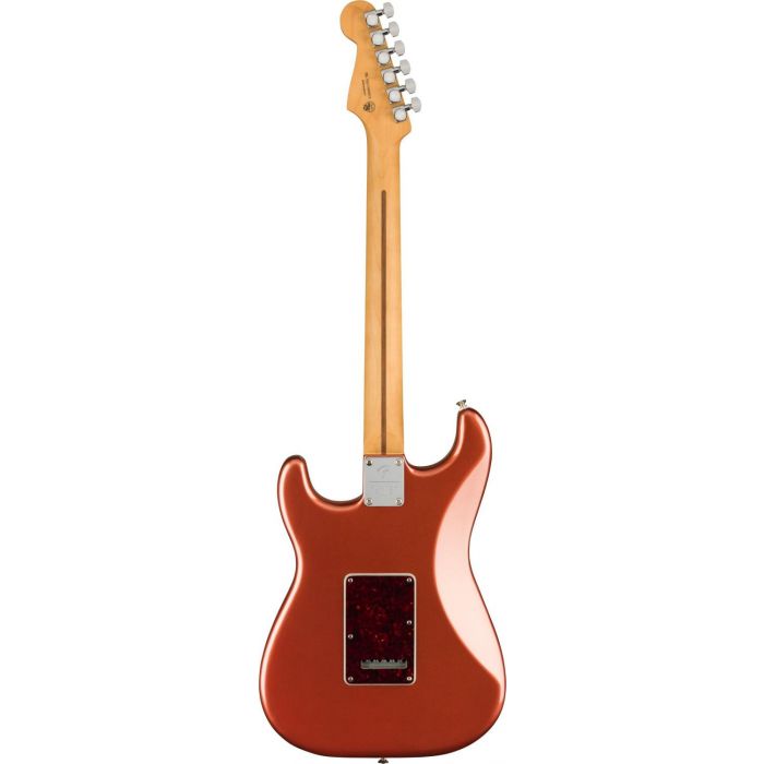 Fender Player Plus Stratocaster PF Aged Candy Apple Red, rear view