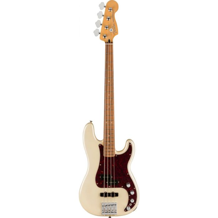 Fender Player Plus Precision Bass PF Olympic Pearl, front view