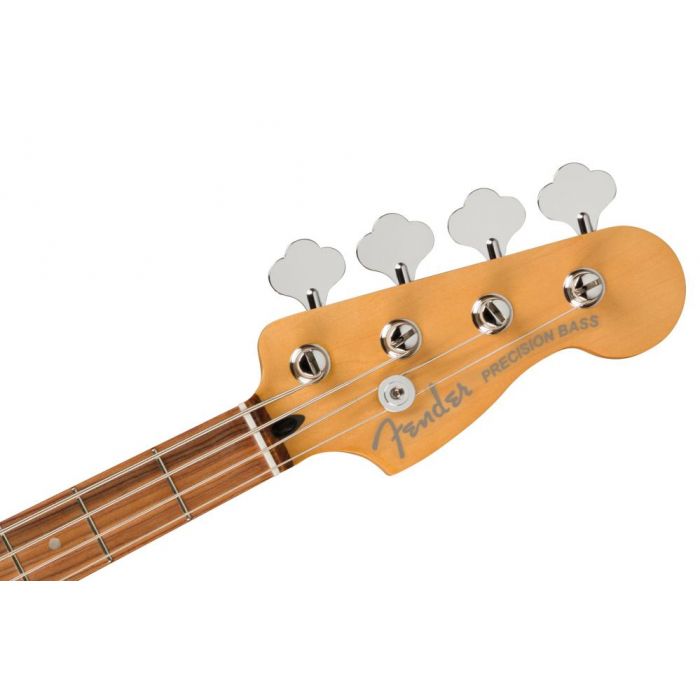 Fender Player Plus Precision Bass PF Olympic Pearl, front headstock view