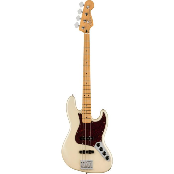 Fender Player Plus Jazz Bass MN Olympic Pearl, front view
