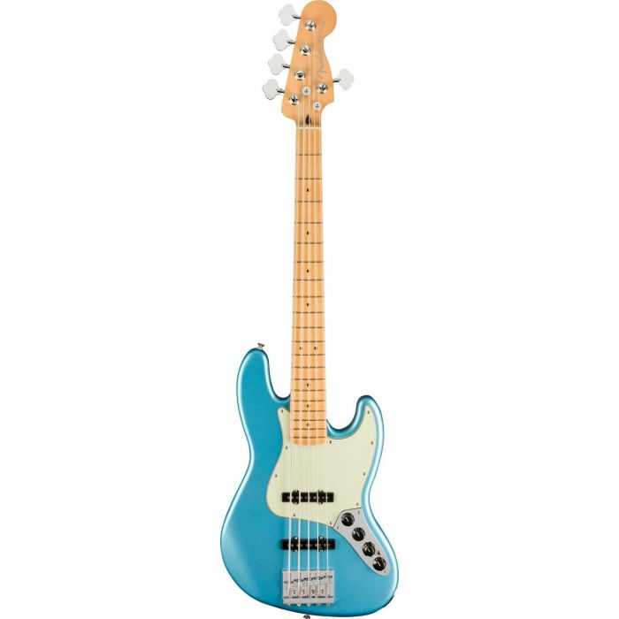 Fender Player Plus Jazz Bass V MN Opal Spark,, rear headstock view