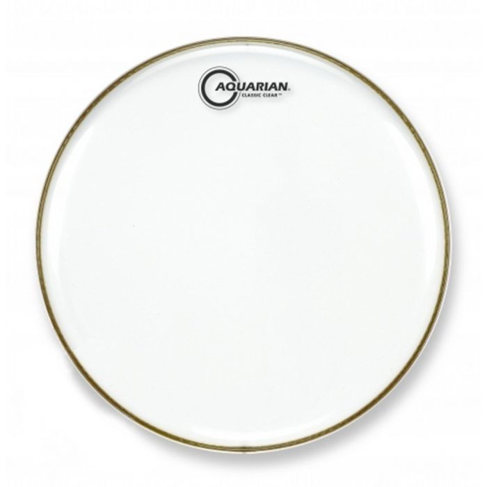 Aquarian 12" Classic Clear Resonant Gloss White Drumhead