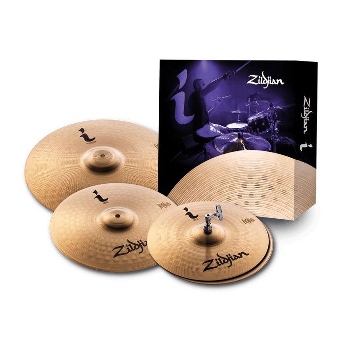 Front Full View of Zildjian I Essentials Plus Cymbal Pack