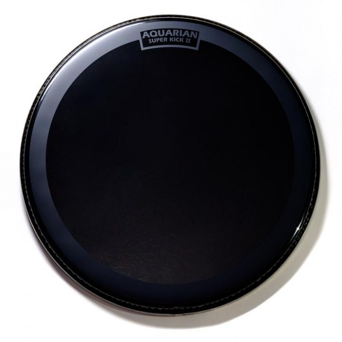 Overview of the Aquarian 20" Reflector Super Kick Black Mirror Drumhead