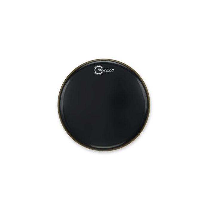Overview of the Aquarian 18" Classic Clear Gloss Black Drumhead