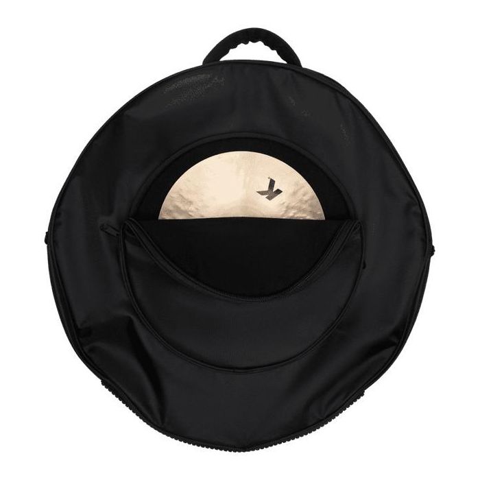 Zildjian ZCB22GIG 22 inch Deluxe Backpack Cymbal Bag, front pocket view