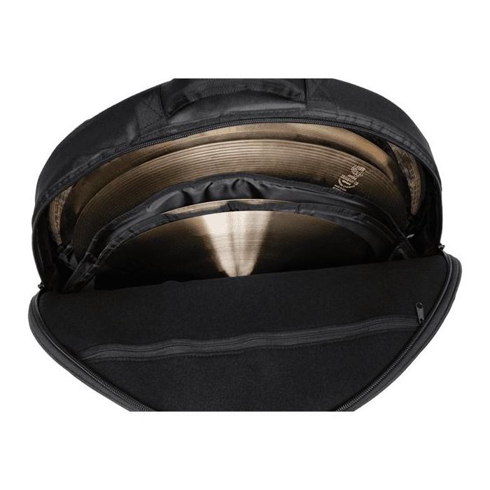 Zildjian ZCB24GIG 24 inch Premium Backpack Cymbal Bag, full open view