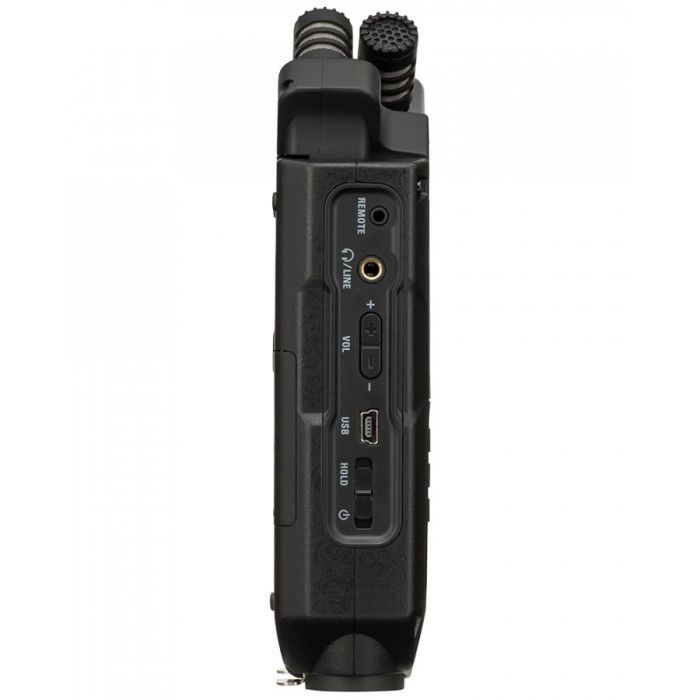 Left View of Zoom H4n Pro Handy Recorder Black