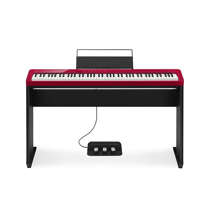 Front view of the Casio PX-S1100 Digital Piano Red