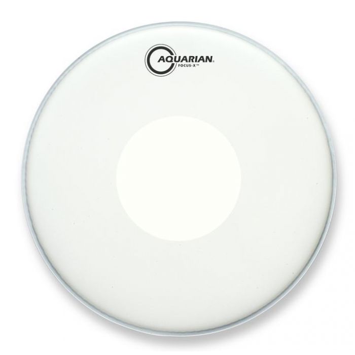 Top View of Aquarian 13" Focus-X Texture Coated with Power Dot Drumhead