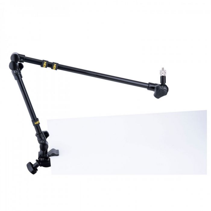 Hercules DG107B Podcast Microphone and Camera Arm Angled View