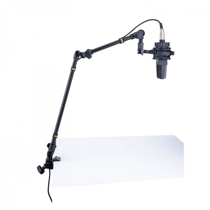 Hercules DG107B Podcast Microphone and Camera Arm With Mic Down