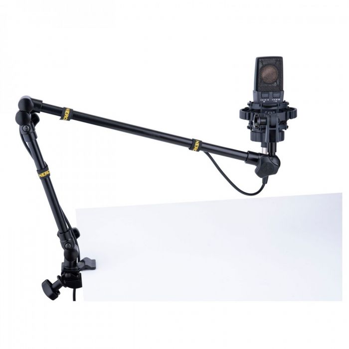 Hercules DG107B Podcast Microphone and Camera Arm with Mic Up
