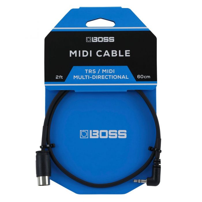 Boss BMIDI-2-35 60cm 2ft TRS to MIDI Cable full view