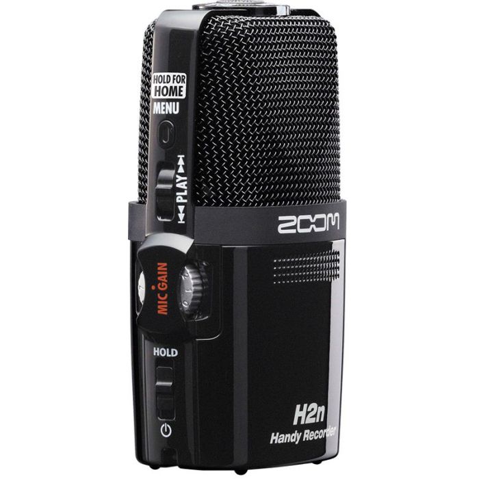 ZOOM H2n Handy Recorder Back Angled View