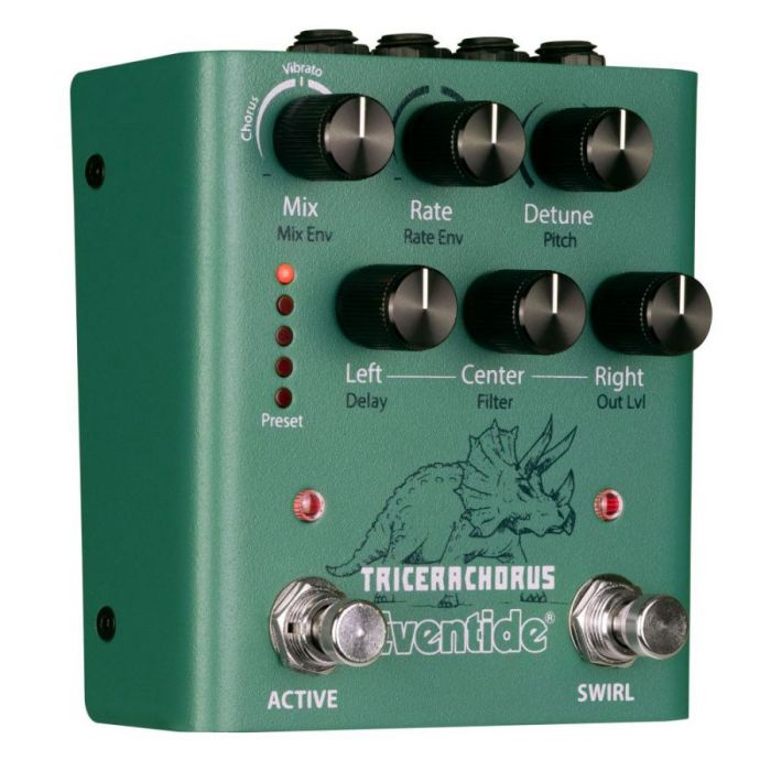Eventide Tricerachorus Pedal right-angled view