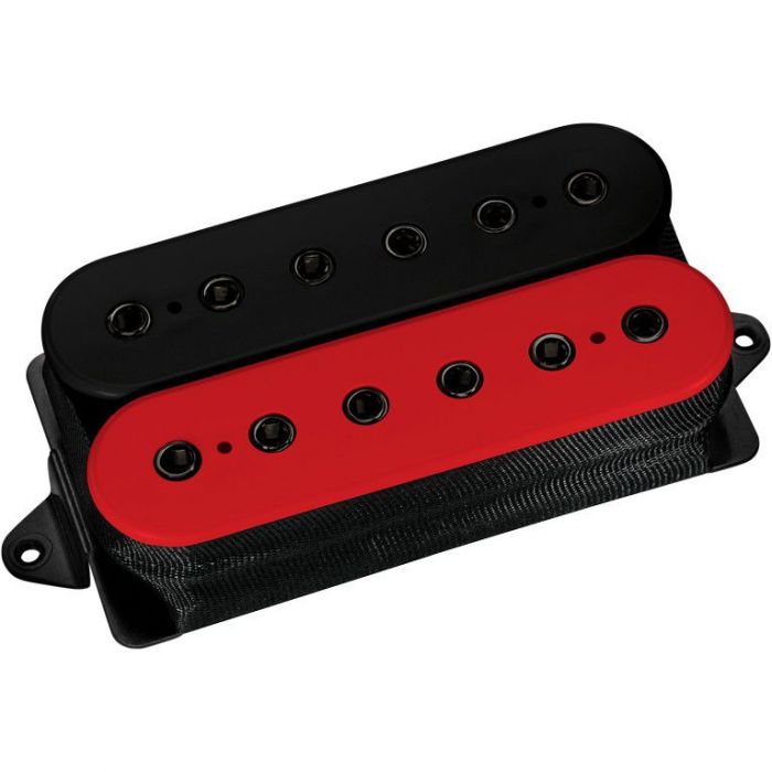 DiMarzio DP158FBR Evo Neck f spaced Red and Black, front view