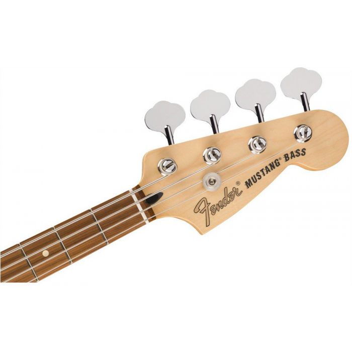 Fender Limited Edition Mustang Pj Bass Tidepool, headstock front
