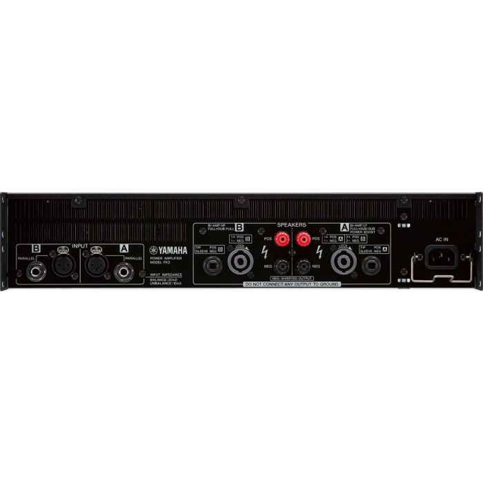 Yamaha Px3 Power Amplifier Back View