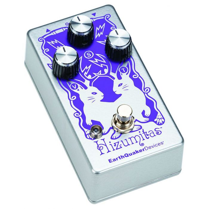 EarthQuaker Devices Hizumitas Crushing Fuzz Sustainar right angled view