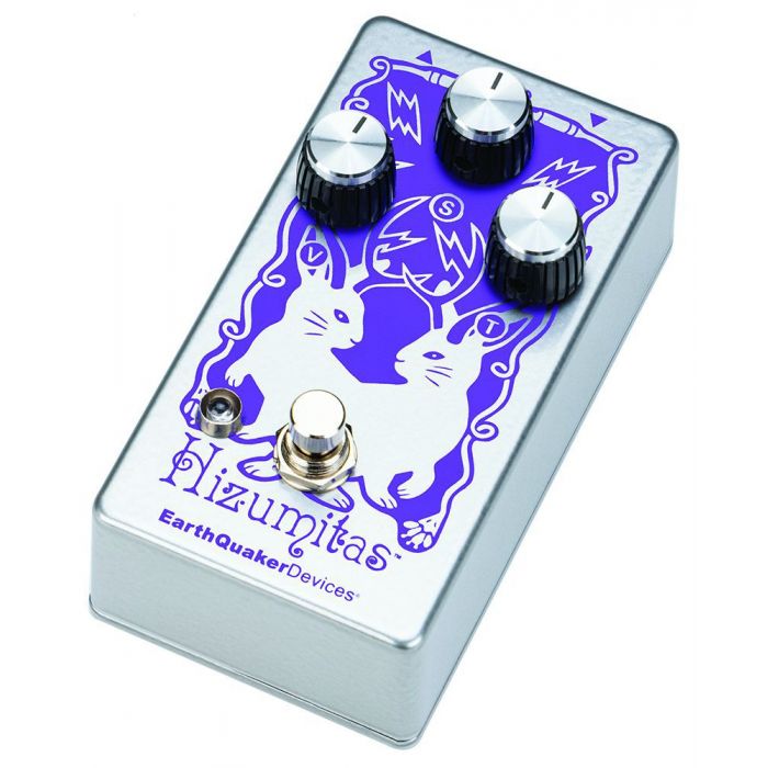 EarthQuaker Devices Hizumitas Crushing Fuzz Sustainar left-angled view