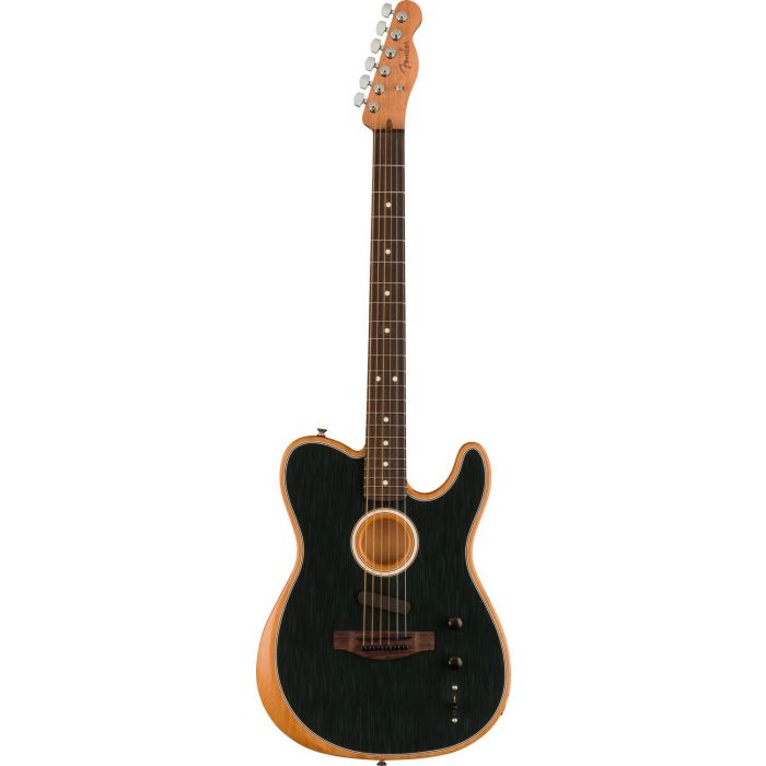Fender Acoustasonic Player Telecaster Brushed Black, front view