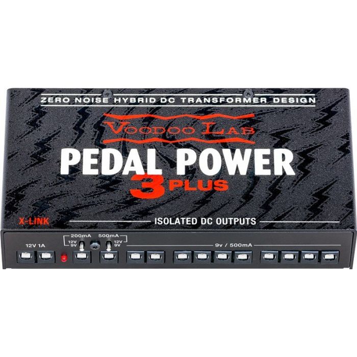 Top Front Angled View of Voodoo Lab Pedal Power 3 PLUS