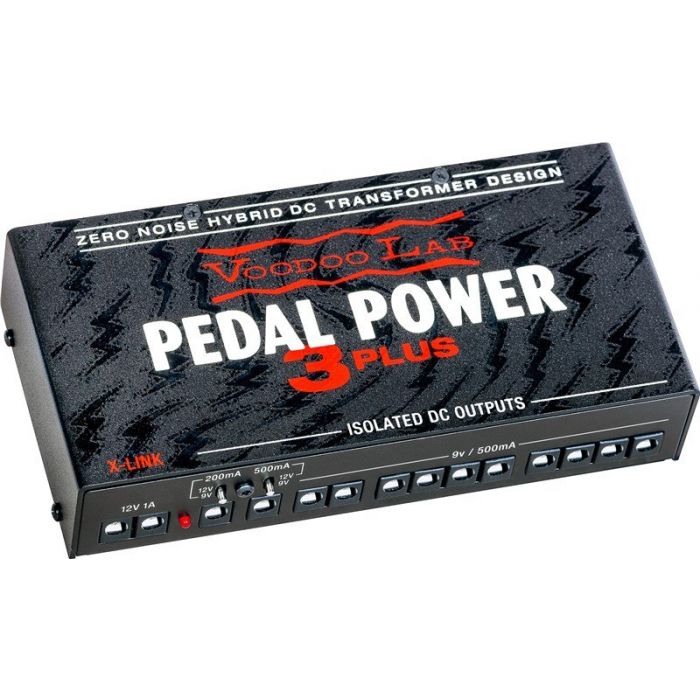 Top Front Left Angled View of Voodoo Lab Pedal Power 3 PLUS