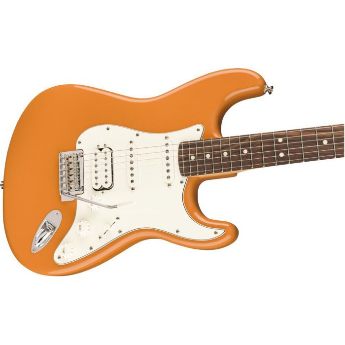 Fender Player Strat Hss Pf Capri Orange, angled view