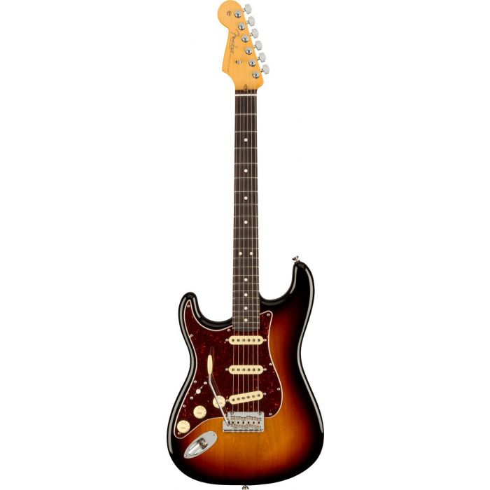 Fender American Professional II Strat LH 3 color Sunburst Rw, front view