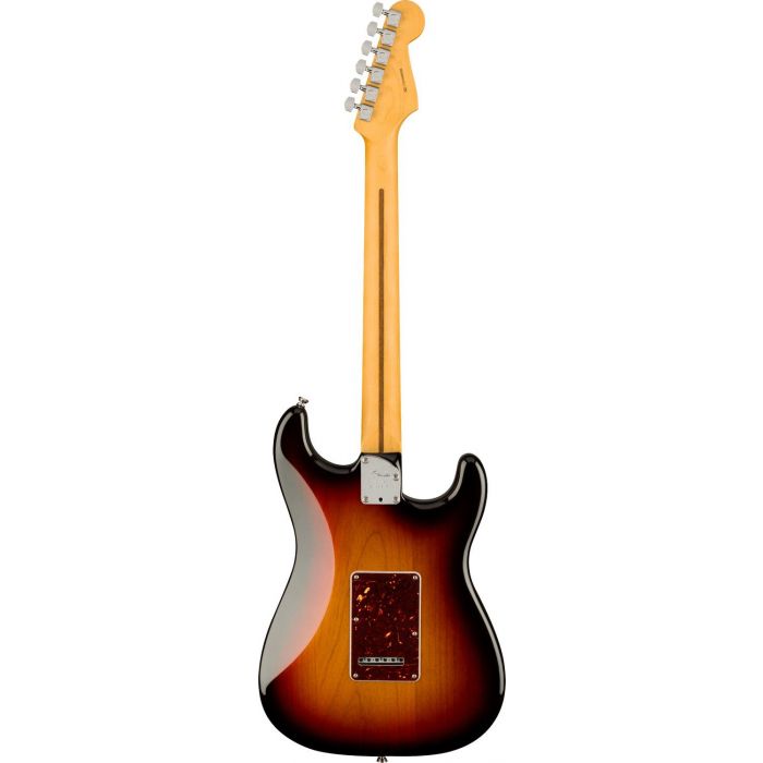 Fender American Professional II Strat LH 3 color Sunburst Rw, rear view