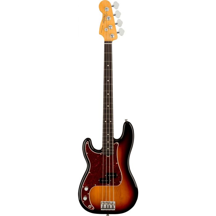 Fender American Professional II Precision LH 3 color Sunburst Rw, front view