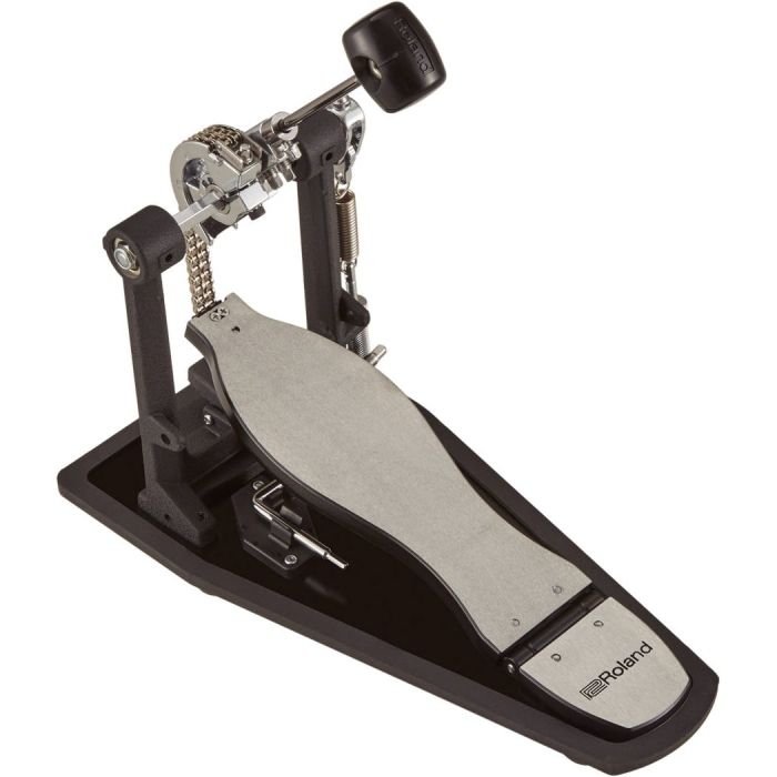 Roland RDH-100A Kick Drum Pedal w/ Noise Eater Top Angled Full View