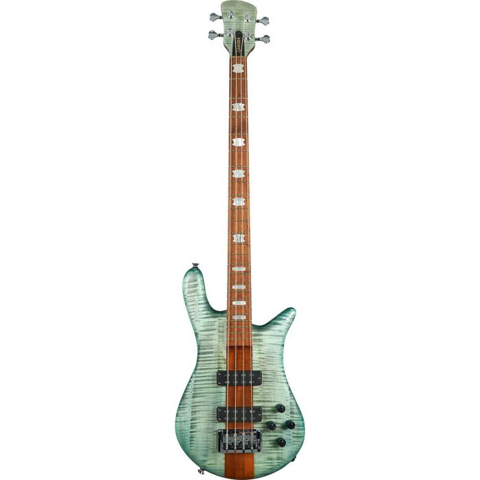Spector Euro 4 Roasted Maple Turquoise Tide Electric Bass 1, front view