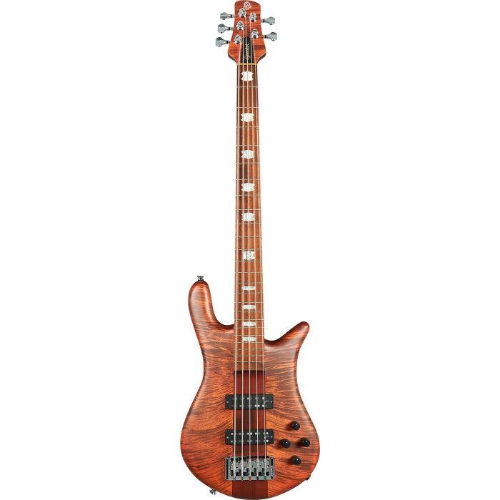 Spector Euro 5 Roasted Maple Sienna Stain Electric Bass 1, front view