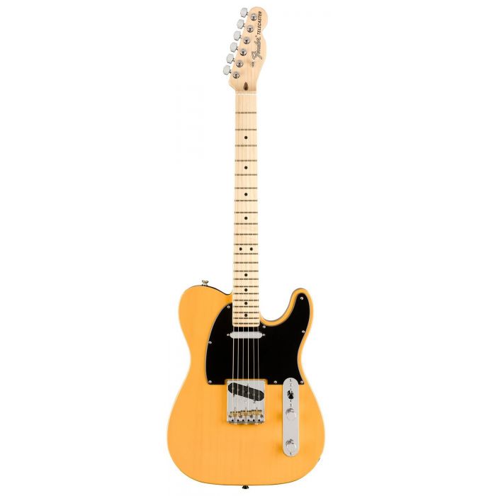 Fender LTD American Performer Tele MN Butterscotch Blonde, front view
