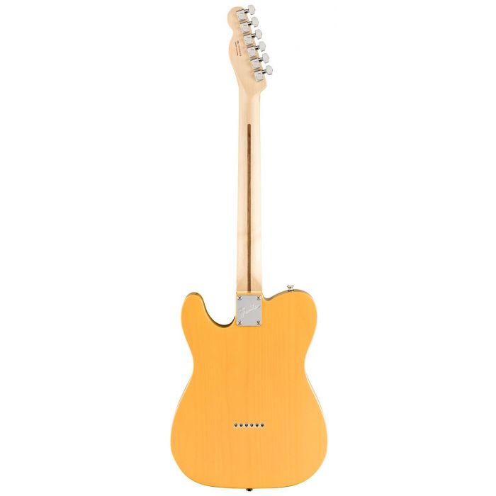 Fender LTD American Performer Tele MN Butterscotch Blonde, rear view