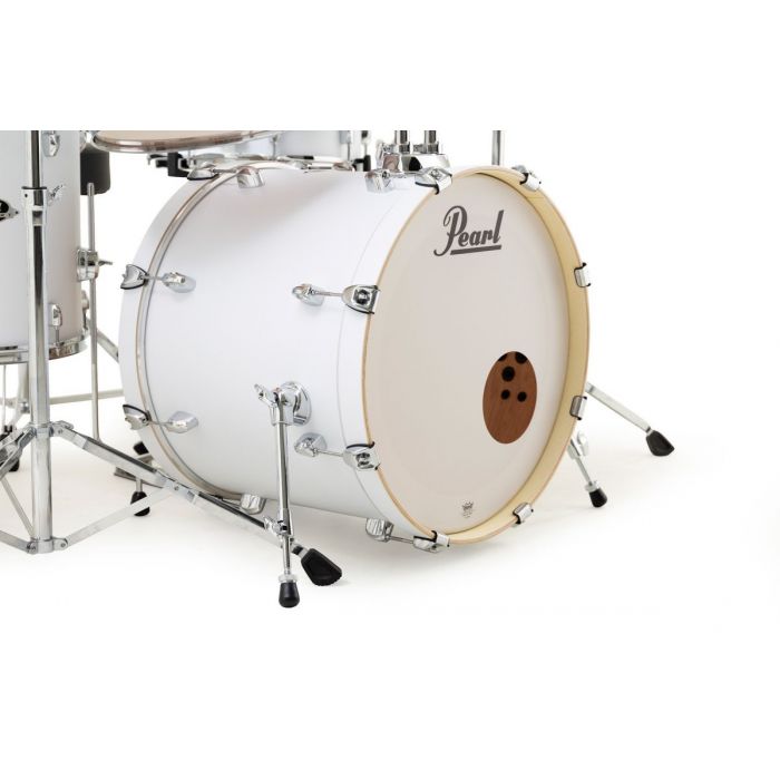 Pearl Export 20" Studio Set w/ Hardware & Cymbals, Matte White Kick Drum