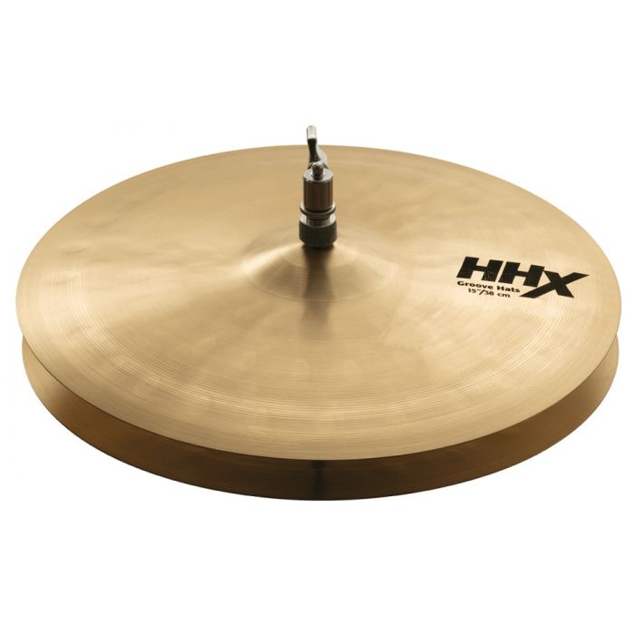 Sabian HHX 15 Groove Hats Top Angled View